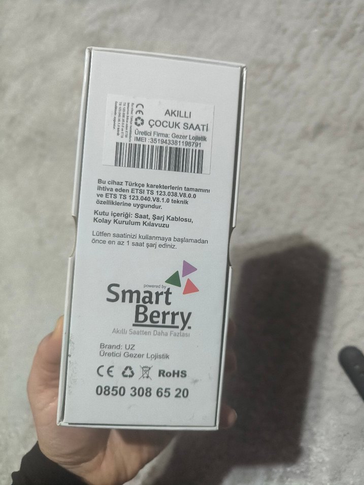 Smart Berry 4G Akıllı Çocuk Saati Bordo - Görsel 4
