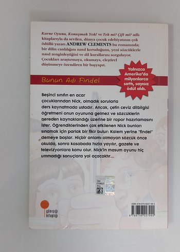Bunun Adı Findel - Andrew Clements