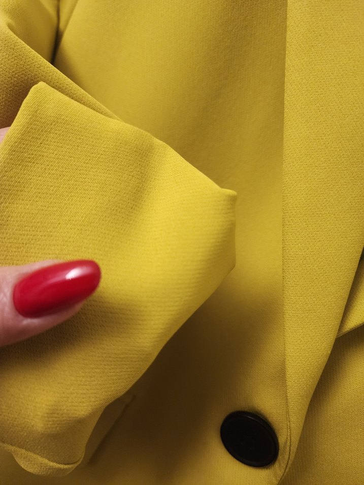 mint yesili yada sarısı Düğmeli Kadın Blazer Ceket - Görsel 2