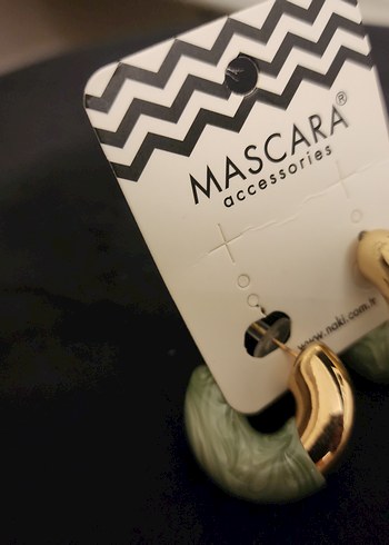 Mascara Altın Renkli Mini Boncuklu Küpeler