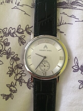 REPLİKA vintage christi oneil gümüş siyah saat