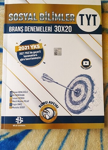 TYT Bilgi Sarmal Sosyal Bilimler Branş Denemeleri 30×20
