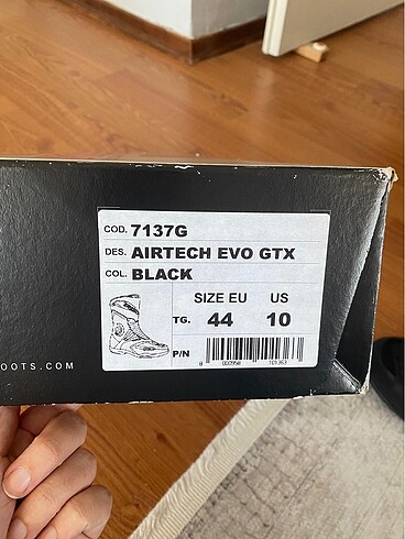 Motorsiklet deri çizme TCX ORJİNAL DERİ 44 Numara - Görsel 4