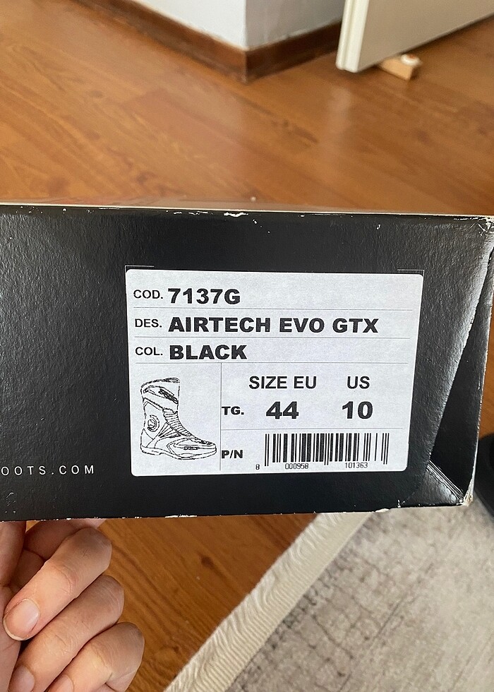 Motorsiklet deri çizme TCX ORJİNAL DERİ 44 Numara - Görsel 4