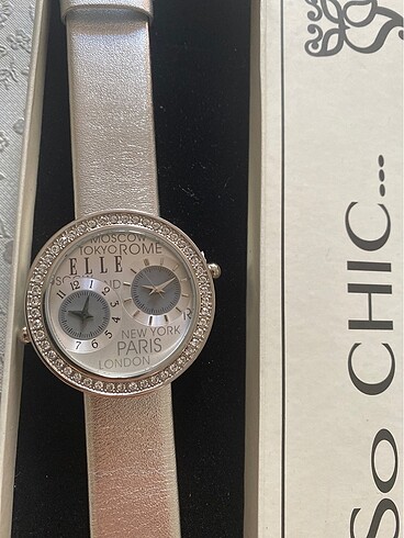 Son chıc saat bayan gümüş sıfır ürün - Görsel 2