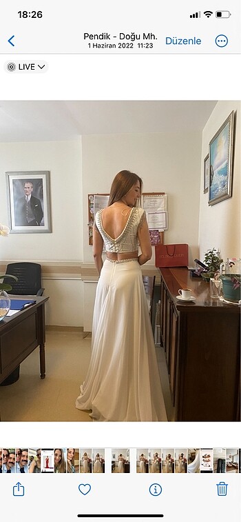 Raisa venessa söz nikah dış çekim elbisesi - Görsel 5