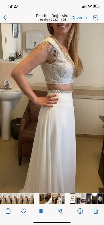 Raisa venessa söz nikah dış çekim elbisesi - Görsel 3