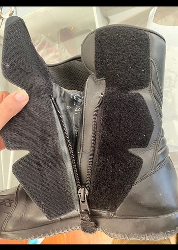 Tcx motosikletbot Siyah Deri Biker Bot - Görsel 2