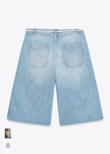 Bej Midi Kadın Boyfriend Denim Pantolon - Görsel 3