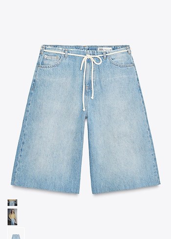 Bej Midi Kadın Boyfriend Denim Pantolon - Görsel 2