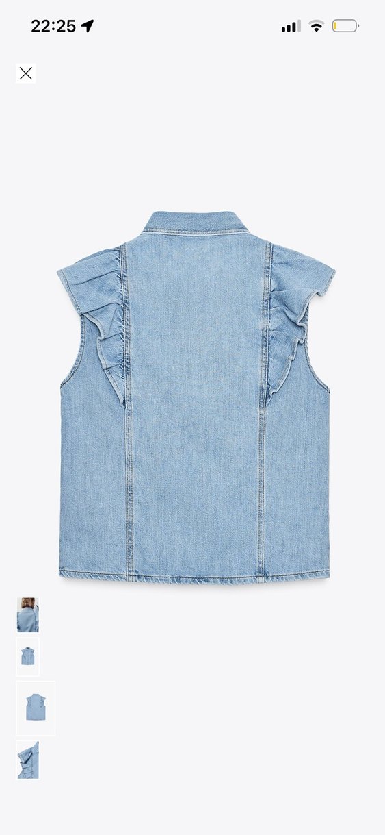 Kadın Pastel Mavi Batik Desenli Kemerli Denim Pantolon - Görsel 3