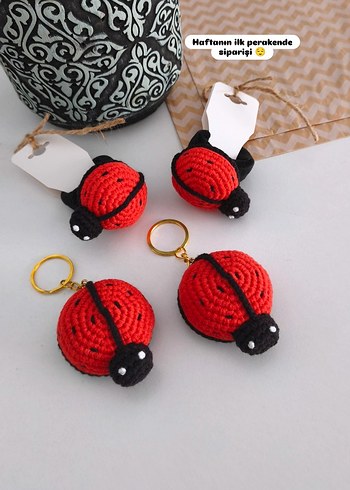 uğur böceği anahtarlık - Görsel 2