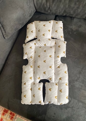 Nakışlı Beyaz Pamuk Çocuk Battaniyesi - Görsel 3