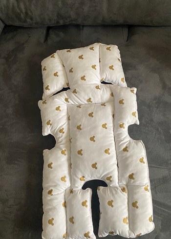 Nakışlı Beyaz Pamuk Çocuk Battaniyesi - Görsel 2