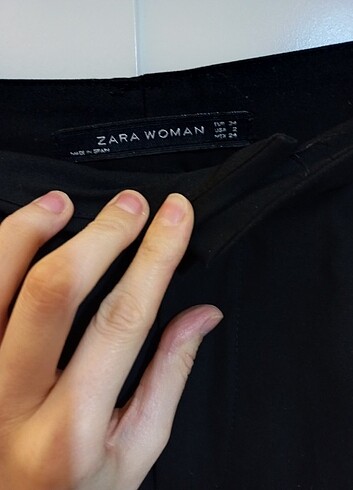 Zara Siyah kumaş pantolon