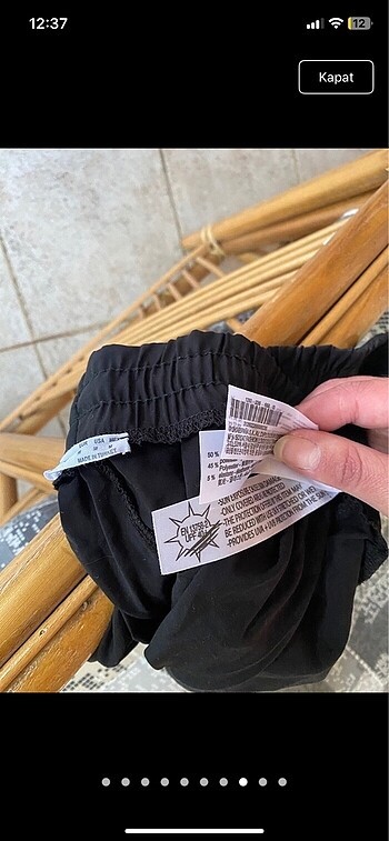 s Beden siyah Renk Beli lastikli jogger