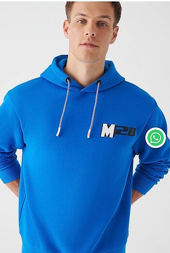 Mavi mavi erkek sweatshirt erkek mavi sweat