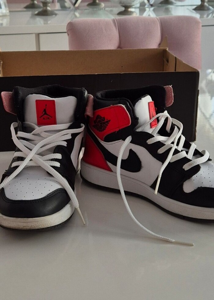 A kalite replika nike air jordan çocuk ayakkabı - Görsel 3