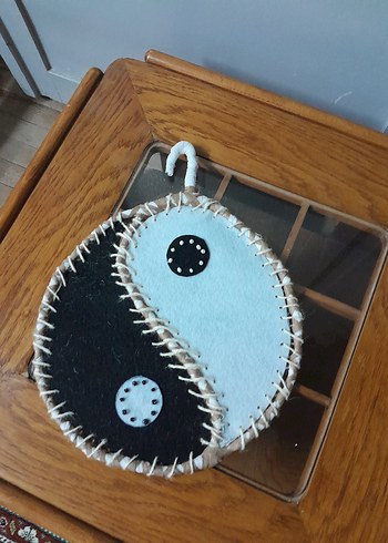 Nakışlı Yin Yang duvar süsü
