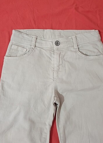 9 Yaş Beden beyaz Renk Pantolon 