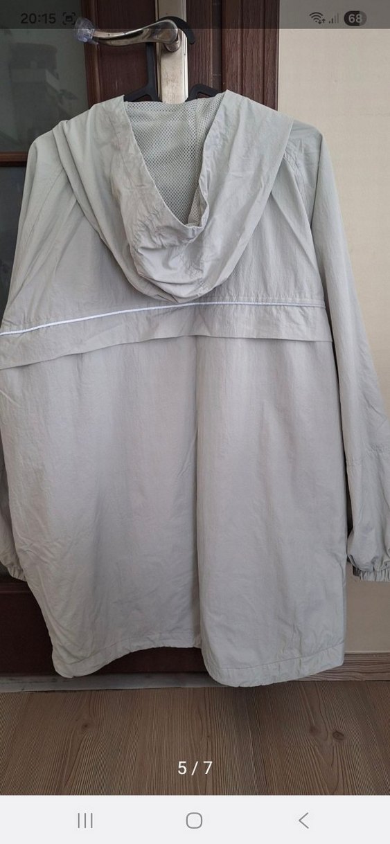 Gri Midi Kapüşonlu Kadın Ceket - Görsel 5