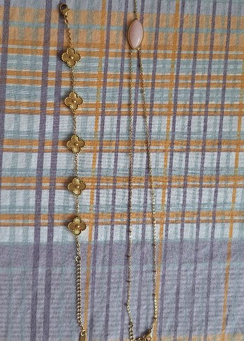 Altın Renkli Zincir Detaylı Kadın El Zinciri - Görsel 2