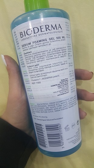 diğer Beden Bioderma sebium foaming jel 