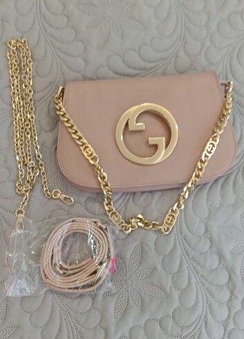 Gucci Gucci model pudra renk çanta