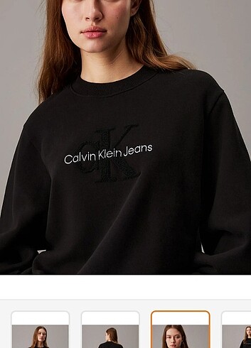 Orijinal Calvin Klein kadın sweatshirt 