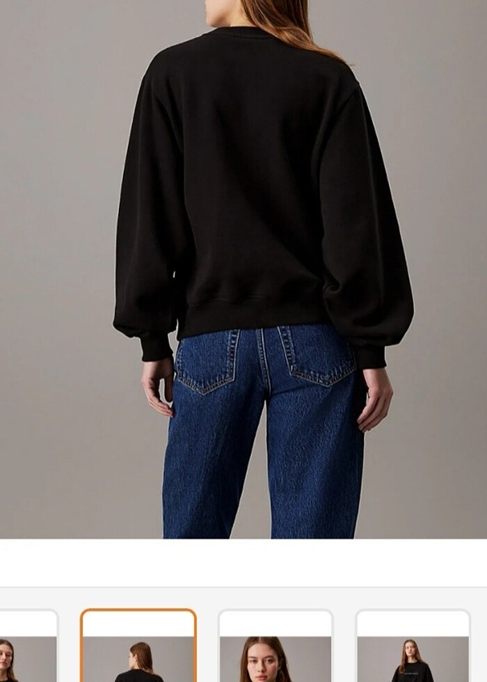 Orijinal Calvin Klein kadın sweatshirt  - Görsel 4