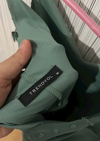 Yeşil Mini Drapeli Tek Omuz Abiye Elbise - Görsel 3