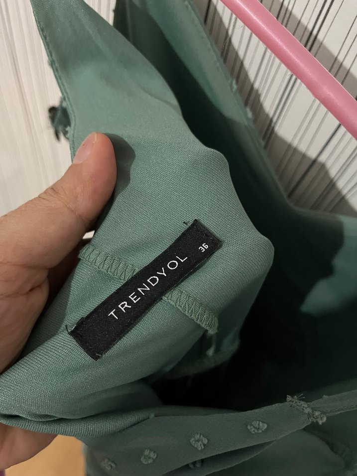 Yeşil Mini Drapeli Tek Omuz Abiye Elbise - Görsel 3