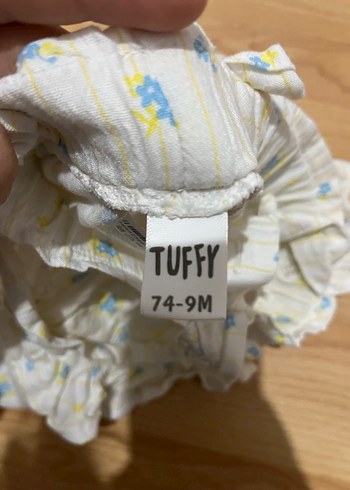 Kız Çocuk Fırfırlı Pamuklu Tulum - Görsel 3