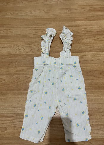 Kız Çocuk Fırfırlı Pamuklu Tulum - Görsel 2