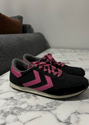 Pembe Bağcıklı Kadın Spor Ayakkabı - Görsel 2