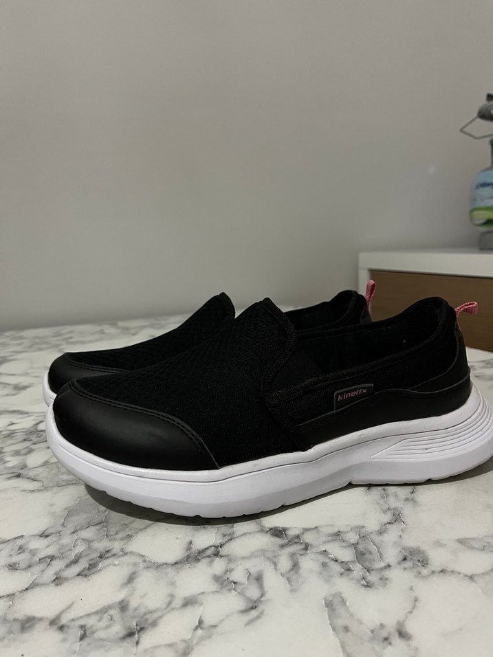 Siyah Dolgu Topuklu Kadın Spor Ayakkabı - Görsel 3