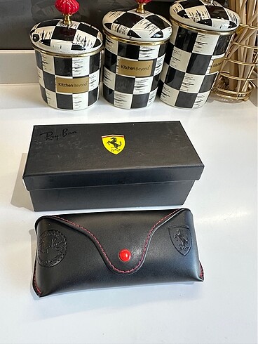 Beden altın Renk Ray Ban Ferrari Güneş Gözlüğü