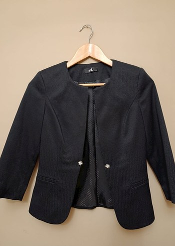 ADL CEKET ETEK BLUZ TAKIM Düğmeli Kadın Takım Elbise XS - Görsel 2