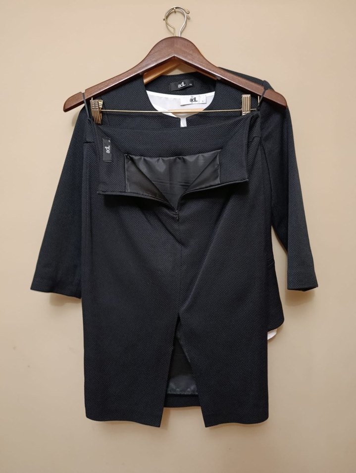 ADL CEKET ETEK BLUZ TAKIM Düğmeli Kadın Takım Elbise XS - Görsel 5