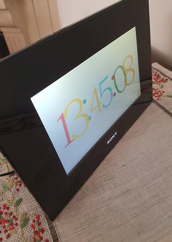 Sony Dijital Fotoğraf Saat Alarm Çerçeve - Görsel 9