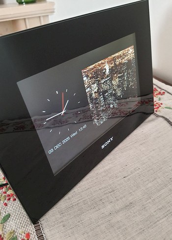 Sony Dijital Fotoğraf Saat Alarm Çerçeve - Görsel 8