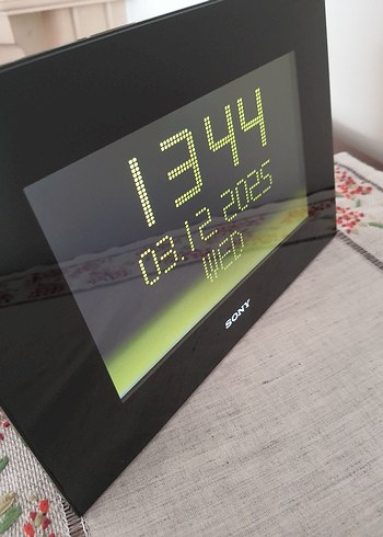 Sony Dijital Fotoğraf Saat Alarm Çerçeve - Görsel 10