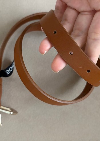 Kahverengi Deri Kadın Kemer - Görsel 2