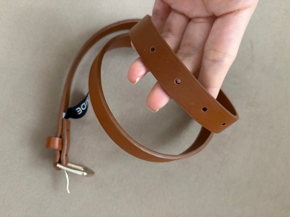 Kahverengi Deri Kadın Kemer - Görsel 2