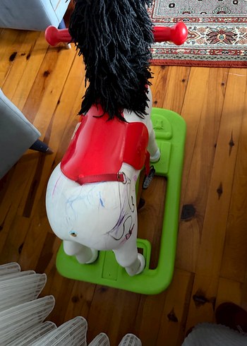 Beyaz Sallanan At Oyuncak - Görsel 3