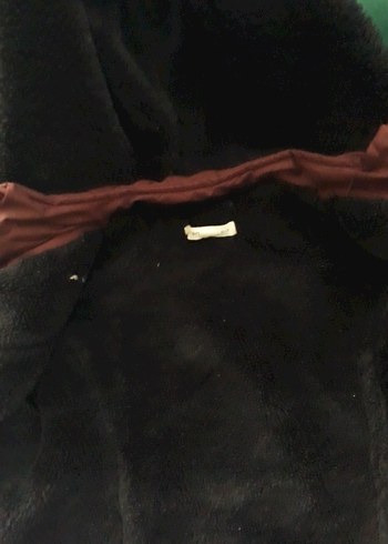 Bordo Siyah Kapüşonlu Erkek Çocuk Mont - Görsel 3