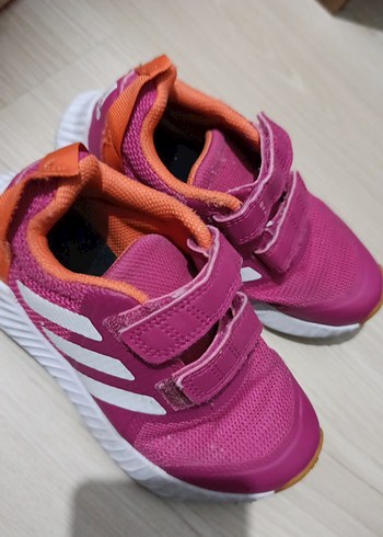29 Beden pembe Renk Kız Çocuk Pembe Cırt Cırtlı Spor Ayakkabı
