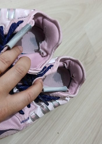 Pembe Bağcıklı Kadın Spor Ayakkabı - Görsel 6