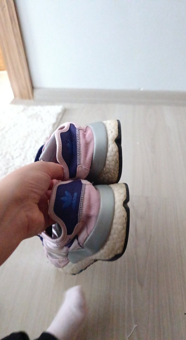 Pembe Bağcıklı Kadın Spor Ayakkabı - Görsel 3