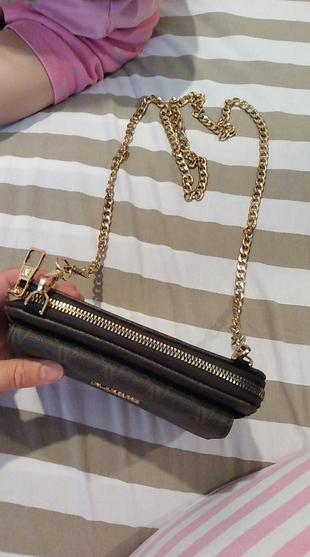 Armine Zincir Detaylı Kahverengi Kadın Çapraz Çanta - Görsel 2